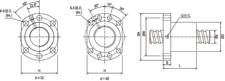 SFI08010-4 滚珠丝杆